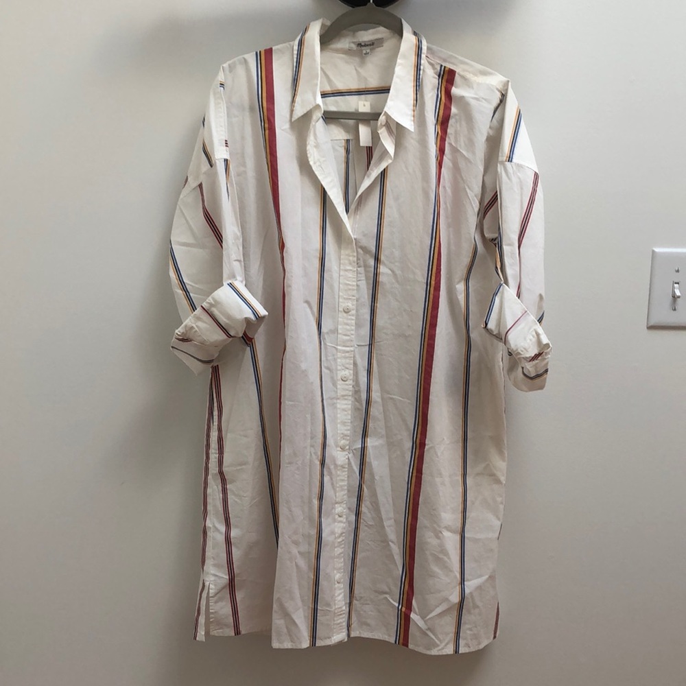 Madewell Oxford Cover-up Dress